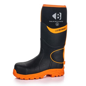 BuckBootz Laars BBZ8000 S5 Zwart/Oranje 4 / 6