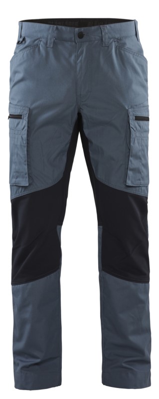 Blåkläder Service werkbroek met stretch 14591845 Gevoelloos blauw/Donkerblauw 1 / 2