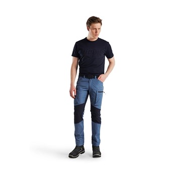 Blåkläder Service werkbroek met stretch 14591845 Gevoelloos blauw/Donkerblauw 2 / 2