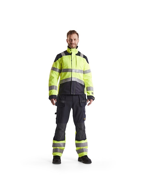 Blåkläder Multinorm werkbroek Inherent 14891512 Marine/High-Vis Geel 2 / 2