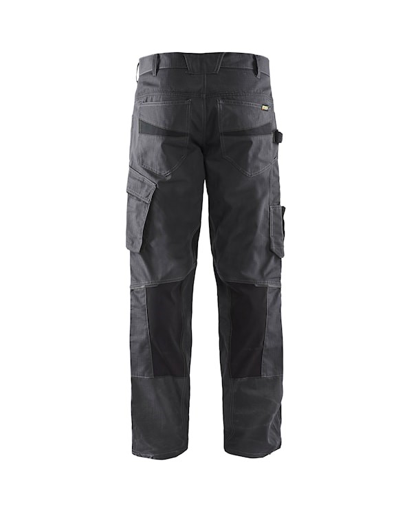 Blåkläder Service werkbroek met stretch zonder spijkerzakken 14951330 Medium Grijs/Zwart 2 / 4