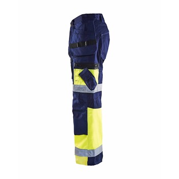 Blåkläder Werkbroek High-Vis X1500 15081860 Marine/High-Vis Geel 4 / 5