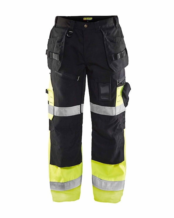 Blåkläder Werkbroek High-Vis X1500 15081860 Zwart/High-Vis Geel 1 / 6