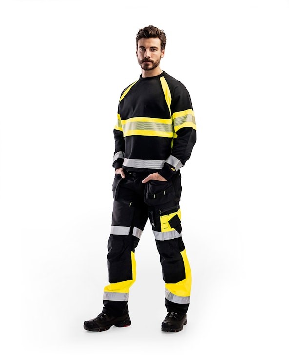 Blåkläder Werkbroek High-Vis X1500 15081860 Zwart/High-Vis Geel 6 / 6