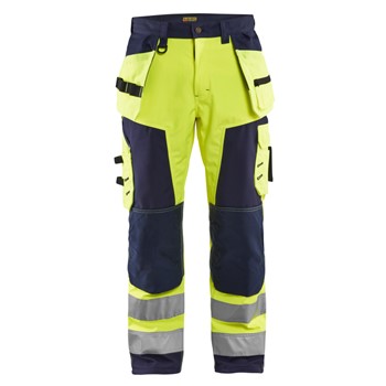 Blåkläder Werkbroek softshell High-Vis 15672517 High-Vis Geel/Marineblauw 1 / 1