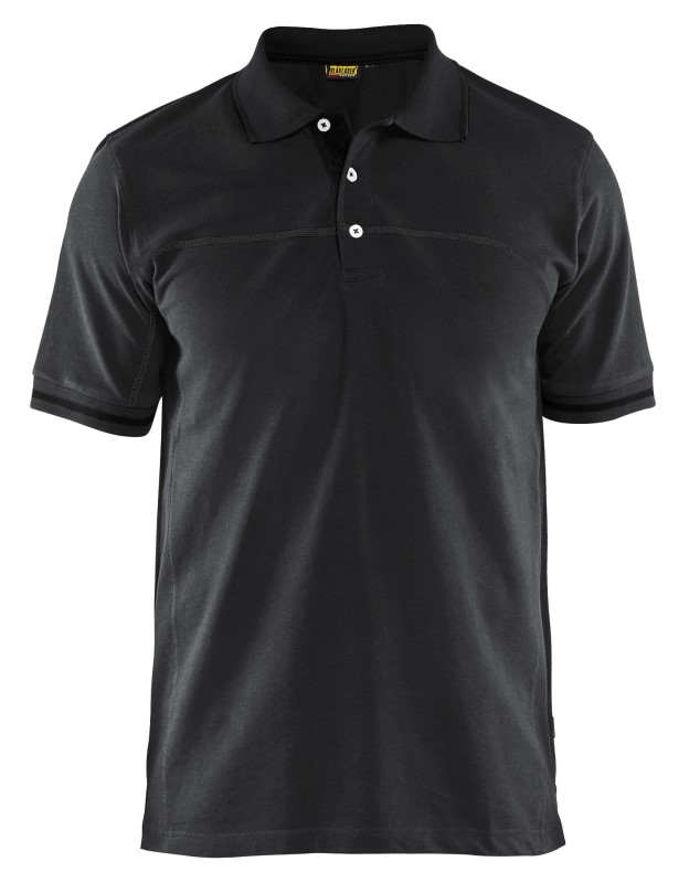 Blåkläder Poloshirt 33891050 Zwart/Donkergrijs 1 / 1