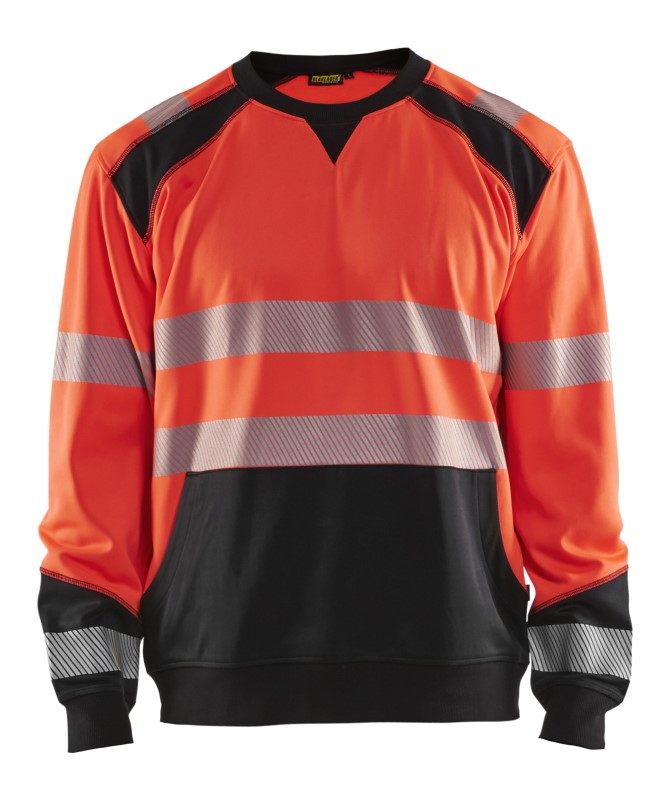 Blåkläder Sweatshirt High-Vis 35412528 High-Vis Rood/Zwart 1 / 1