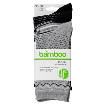 Bamboo Dames Sokken 3-Pack 000131472002 6 / 6