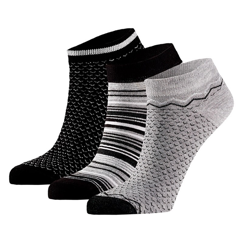 Bamboo Dames Sneakersocks 3-Pack 000131474002 2 / 6