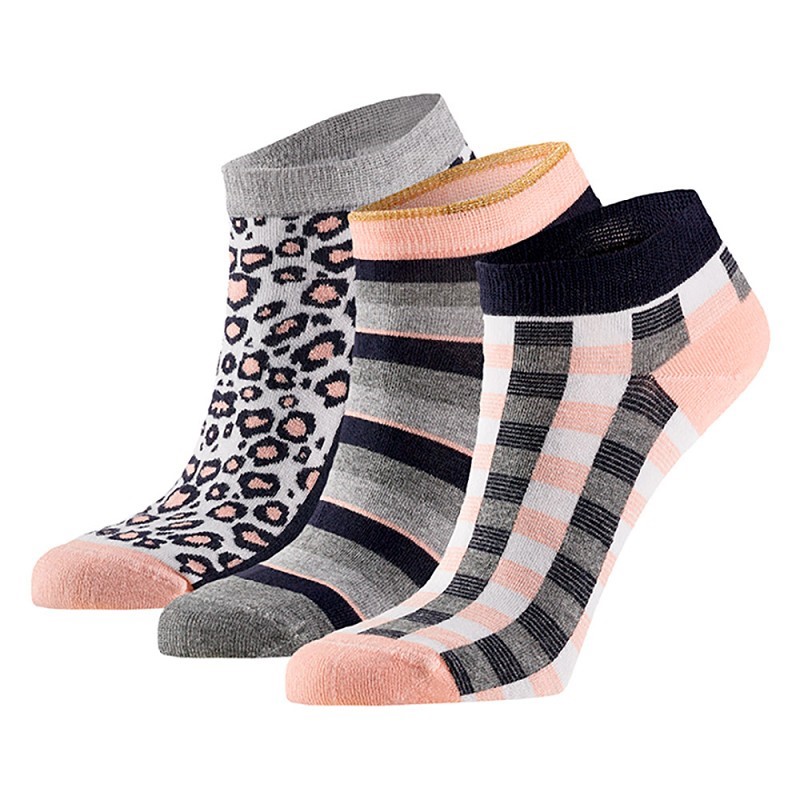 Bamboo Dames Sneakersocks 3-Pack 000131474003 2 / 6