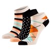 Bamboo Dames Sneakersocks 3-Pack 000131474003 5 / 6