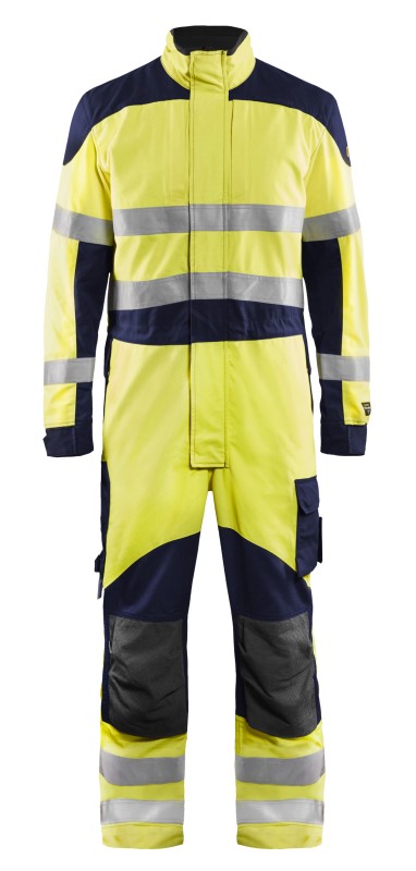 Blåkläder Multinorm Inherent overalls 60891512 High-Vis Geel/Marineblauw 1 / 1