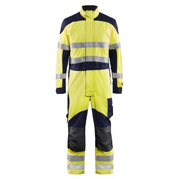 Blåkläder Multinorm Inherent overalls 60891512 High-Vis Geel/Marineblauw 1 / 1