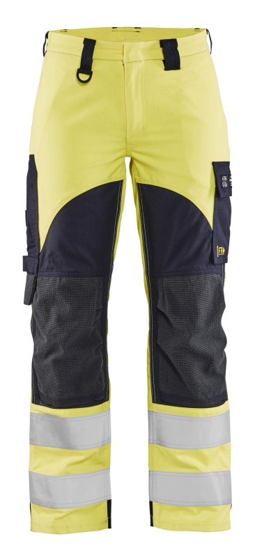 Blåkläder Multinorm Dames Werkbroek Inherent 71891512 High-Vis Geel/Marineblauw 1 / 1