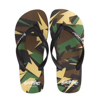 BeachyFeet Heren Teenslippers Coastal Camo 1 / 3