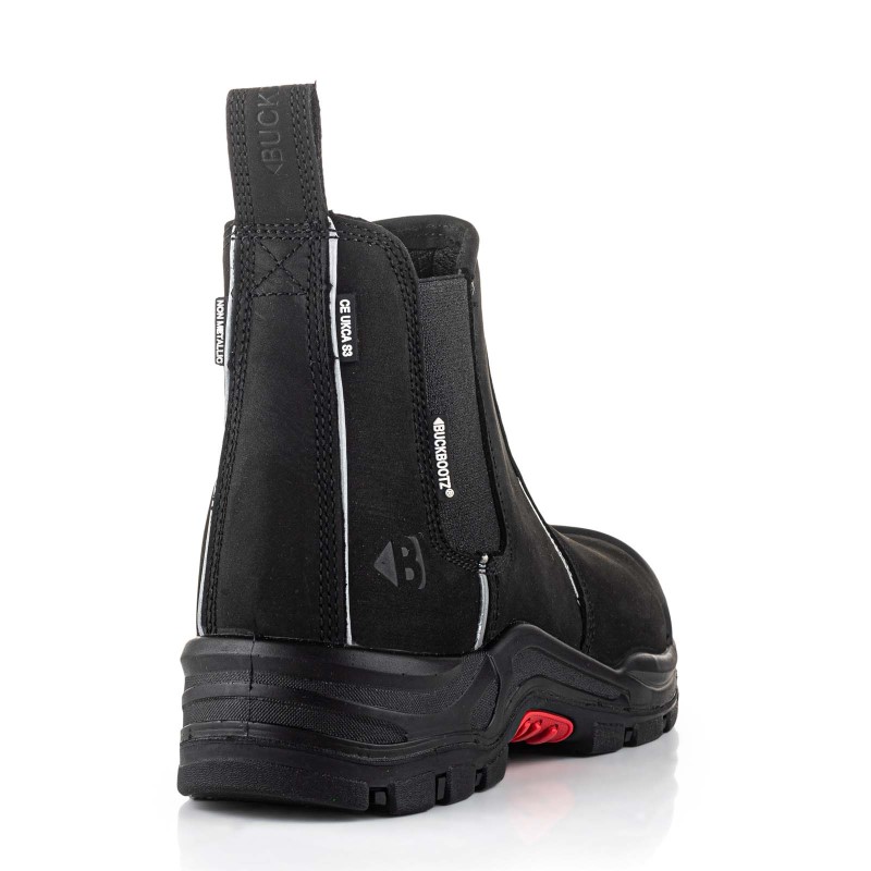 BuckBootz Nubuckz Instapper NKZ101BLK S3S 2.0 5 / 6