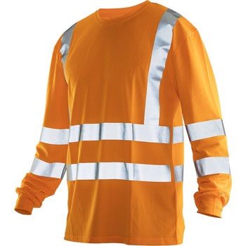 Jobman 5593 Hi-Vis Long Sleeve T-shirt 65559351 2 / 2