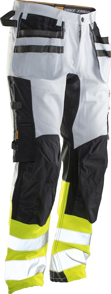 Jobman 2134 Hi-Vis Stretch Trousers Core HP 65213419 1 / 4