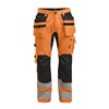 Jobman 2240 Hi-Vis Stretch Trousers HP 65224062 2 / 2