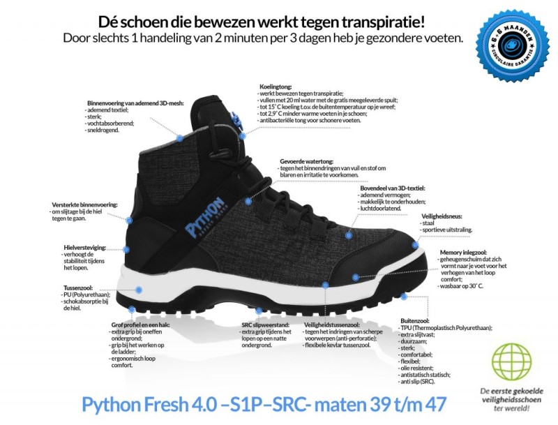 Python Fresh 4.0 Hoog S1P 3 / 3