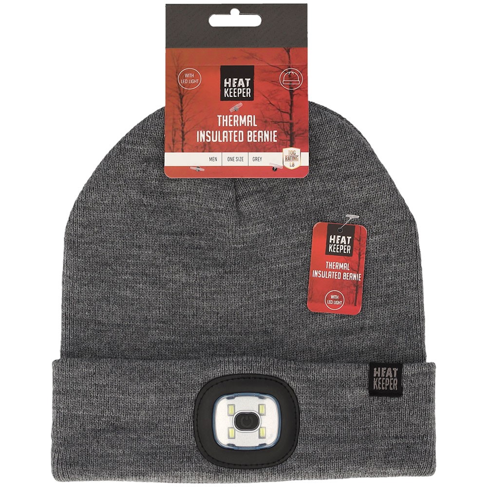 Heatkeeper Heren Thermal Beanie + LED 000140333002 1 / 4