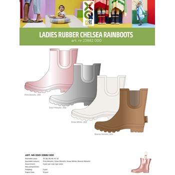 XQ Dames Chelsea Rubberen Regenlaarzen 000123882000 6 / 6