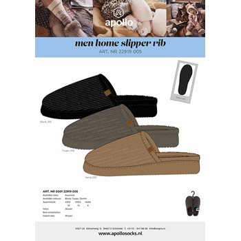 Apollo Heren Home SLIPPERS RIB 000122919005 4 / 4